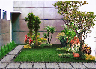 Minimalist Garden Front House