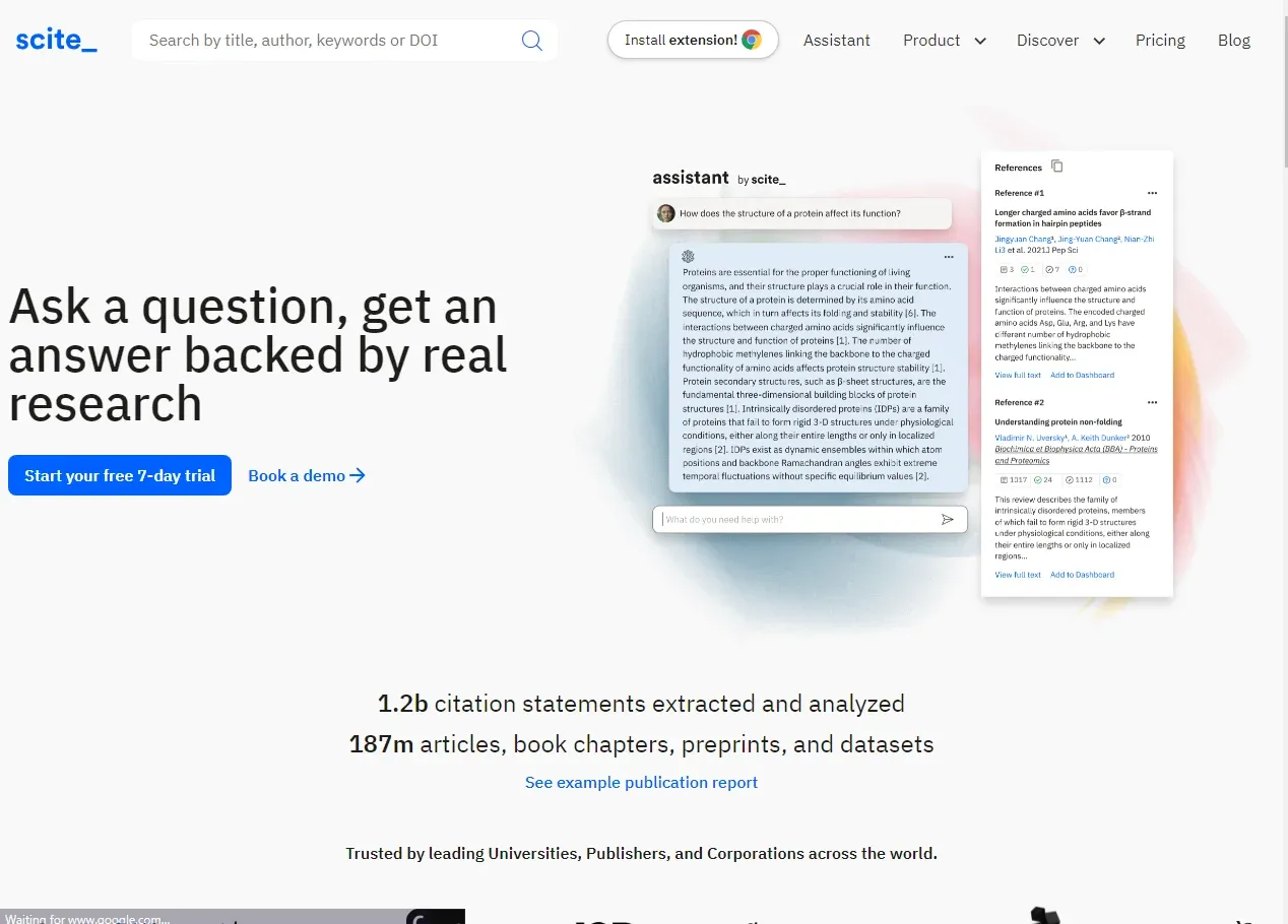 Are you tired of staring at a blank screen, struggling with academic paper writing? & Ever find yourself stuck when writing academic papers? It's a common problem for every academic paper writer. But worry not, We've got a solution that's as easy as pie.    So in this blog post, We will talk about about 10 best ai tools for Research Paper Writing & also which one Ai tool is best for Research Paper Writing Free?. Say goodbye to writer's block and hello to smoother academic writing.  10 Best Ai Tools For Academic Papers Writing? Research got you in a headlock? Feeling trapped in a literature labyrinth? Don't fret, fellow academics. AI is here to be your research wingman, and we've compiled the top 10 tools to turn you into a writing superhero. Scite SciSpace Scholarcy Consensus Elicit QuillBot ProWritingAid OpenRead ChatPDF Casper Ai What Tools are needed in Writing an Academic Paper Effectively? Choosing the right AI writing assistant can feel like picking a flavor of ice cream in a world of overflowing tubs. Don't worry, I'm here to scoop out the key details on 10 popular options, simplifying your search like a cherry on top!  1. Scite:    This AI whiz helps you polish your research papers to academic perfection. Imagine Grammarly on steroids for scientific writing.  Pricing:  Free basic plan, paid plans for advanced features.  Pros:  Citations galore Plagiarism check Formatting magic Even helps structure your research  Cons:  Limited creative writing options Mainly focused on academia.  Give your research the scholarly shine it deserves with Scite's free plan.   2. SciSpace: Say goodbye to writer's block. SciSpace generates engaging scientific content for websites, blogs, and more. Pricing:  Free trial, then paid plans.  Pros:  Tailored to science communication Creates different content formats Even translates languages  Cons:  Not ideal for in-depth academic writing Pricing can be hefty for personal use.  Take your science outreach to the next level with SciSpace's free trial!  3. Scholarcy: This scholarly sidekick tackles citations, bibliographies, and even reference formatting like a champ.  Pricing:  Free basic plan, paid plans for advanced features.  Pros: Citation powerhouse Automates tedious formatting tasks Integrates with research tools. Cons:  Limited writing assistance beyond citations  Focus is on organization, not creativity.  Free your mind from citation woes with Scholarcy's basic plan!  4. Consensus: Need help brainstorming research topics or summarizing complex papers? Consensus is your AI sounding board.  Pricing:  Free trial, then paid plans.  Pros:  Excellent for research ideation and summarization Collaborative features for group projects. Cons: Not a full-fledged writing assistant Limited creative writing capabilities.  Spark brilliant research ideas with Consensus's free trial!  5. Elicit:  Stuck on the perfect introduction or conclusion? Elicit crafts captivating openings and closings for any type of writing.  Pricing:  Free basic plan, paid plans for advanced features. Pros:  Master of beginnings and endings Generates different writing styles, offers feedback on your own drafts. Cons:  Doesn't handle full-length writing Mainly focused on specific text sections.  Give your writing the perfect hook and farewell with Elicit's free plan!  6. QuillBot:  This AI wordsmith rephrases sentences, paragraphs, and even entire articles, keeping your meaning intact.  Pricing:  Free plan with limited features, paid plans for more options.  Pros: Powerful paraphrasing tool Avoids plagiarism Offers different writing styles.  Cons:  Not focused on original content creation Can change the tone or meaning of your writing.  Rephrase, rewrite, and rejuvenate your text with QuillBot's free plan!  7. ProWritingAid:  This grammar guru goes beyond typos, catching stylistic errors and suggesting improvements for clarity and conciseness.  Pricing:  Free trial, then paid plans.  Pros:  Comprehensive grammar and style checker Offers reports on overused words and cliches Integrates with popular writing software. Cons:  Mainly focused on editing existing text Limited creative writing capabilities.  Polish your prose to perfection with ProWritingAid's free trial!  8. OpenRead:  Need help summarizing articles or extracting key points from dense text? OpenRead is your AI Cliff Notes.  Pricing:  Free basic plan, paid plans for advanced features. Pros: Excellent summarization tool Extracts main ideas from various sources Offers different reading modes.  Cons:  Not a writing assistant Mainly focused on text analysis and comprehension.   Get the gist of any text with OpenRead's free plan!  9. ChatPDF: This AI summarizer condenses lengthy PDFs into bite-sized summaries, perfect for busy bees! Pricing:  Free plan with limited features, paid plans for more options. Pros:  Tailored for PDF summarization Highlights key points, offers different reading lengths. Cons:  Not a general writing assistant Limited functionality beyond summarizing PDFs.   Conquer those hefty PDFs with ChatPDF's free plan!  10. Casper Ai: This AI long-form writer tackles blog posts, articles, and even scripts, breathing life into your initial ideas. Think of it as your collaborative story-spinning buddy!  Pricing:  Free trial, then paid plans.  Pros:  Generates different content formats Outlines and structures your writing Offers multiple writing styles. Cons:  Can be unpredictable in tone and length Requires careful editing and shaping. Unleash your inner storyteller with Casper Ai's free trial.   Which AI Tool is Best for Academic  Paper Writing? Choosing the "best" AI tool for academic paper writing depends on your specific needs and priorities. However, based on the tools we discussed, here are some strong contenders and why they might be a good fit for you:  1. Scite: Strengths: Deeply focused on academic writing, excels in citation management, formatting, and plagiarism checking, offers language assistance and research organization tools. Ideal for: Researchers and students who need comprehensive support for all aspects of academic writing, especially citation accuracy and formatting. 2. Scholarcy: Strengths: Citation powerhouse, automates formatting tasks, integrates with research tools, offers citation suggestions and reference management. Ideal for: Researchers and students who struggle with citations and formatting, looking for a tool to streamline organization and reference management. 3. Elicit: Strengths: Master of introductions and conclusions, generates different writing styles, provides feedback on your own drafts. Ideal for: Researchers and students who need help crafting strong opening and closing sections for their papers, seeking feedback on their writing style. 4. ProWritingAid: Strengths: Comprehensive grammar and style checker, identifies overused words and cliches, integrates with popular writing software. Ideal for: Researchers and students who want to polish their existing writing, improve clarity and conciseness, and catch stylistic errors. Don't hesitate to try out free plans and demos to see which tool feels most comfortable and effective for you   Conclusion Ditch the writer's block and conquer those academic papers! With a diverse toolbox of AI companions, like Scite for citation mastery or Elicit for captivating openings, you can streamline your research journey and write with confidence. Explore free plans, experiment, and find the perfect AI wingman to polish your prose and make your academic writing shine. Remember, AI is your partner, not your replacement. Use it wisely, unleash your creativity, and watch your research blossom into stellar scholarly works. FAQ Q1. Is using AI for academic writing plagiarism? Not necessarily! AI tools can be invaluable for research organization, grammar and style checks, and even generating ideas. However, it's crucial to cite any AI-generated content properly and use your own critical thinking to analyze and paraphrase the output. Remember, AI is your assistant, not your replacement. Q2. What are the best free AI tools for academic writing? Here are a few top contenders, each with unique strengths: Scite: This citation powerhouse automates formatting, checks plagiarism, and guides your research structure. Ideal for mastering academic conventions. Scholarcy: Say goodbye to tedious reference formatting! Scholarcy streamlines citations and bibliographies, freeing you to focus on your research. Elicit: Craft captivating introductions and conclusions with Elicit's AI writing magic. It generates different writing styles and provides feedback on your drafts. ProWritingAid: Polish your prose to perfection with this comprehensive grammar and style checker. It identifies overused words, cliches, and suggests clarity improvements. OpenRead: Need to condense dense texts or grasp key points from research articles? OpenRead is your AI Cliff Notes, summarizing complex information into bite-sized chunks. Q3. Can AI tools help me with research ideas? Absolutely! Tools like Consensus and QuillBot can spark creative brainstorming by suggesting related topics, rephrasing research questions, and even generating outlines. Remember, AI can't magically conjure a groundbreaking thesis, but it can be a valuable brainstorming partner.  Q4. Do I need to pay for all the best AI writing tools?  Fortunately, most tools offer generous free plans with essential features. This allows you to experiment and find the perfect fit before committing to paid subscriptions. Take advantage of trial periods and explore free options before making any purchasing decisions.  Q5. Can AI tools write my entire paper for me?  While AI can generate text and even format references, it should never be a substitute for your own critical thinking and writing skills. Remember, academic writing requires your unique perspective, analysis, and argumentation. Use AI as a helpful tool, not a crutch.  Q6. Will AI tools make my writing sound robotic?  The good news is, you control the writing style! Most AI tools offer options to adjust formality, tone, and voice. Don't be afraid to experiment and find the style that best suits your academic voice.  Q7. How can I ensure my paper is original with AI help?  Always double-check any AI-generated content for plagiarism using tools like Turnitin or Grammarly's plagiarism checker. Remember, it's your responsibility to ensure the originality of your work.  Q8. Will AI make academic writing easier?  Definitely! AI tools can streamline tedious tasks, improve grammar and clarity, and even spark creative ideas. However, the hard work of research, analysis, and argumentation still lies with you. Think of AI as a productivity booster, not a shortcut to academic success.  Q9. What are some ethical considerations when using AI for academic writing?  Always be transparent about your use of AI tools. Cite any AI-generated content properly and avoid misrepresenting AI output as your own work. Remember, academic integrity is paramount.  Q10. Where can I learn more about using AI for academic writing?  Many universities and online resources offer guidance on using AI tools ethically and effectively in academic writing. Look for workshops, tutorials, and blog posts from reputable sources to hone your AI writing skills.