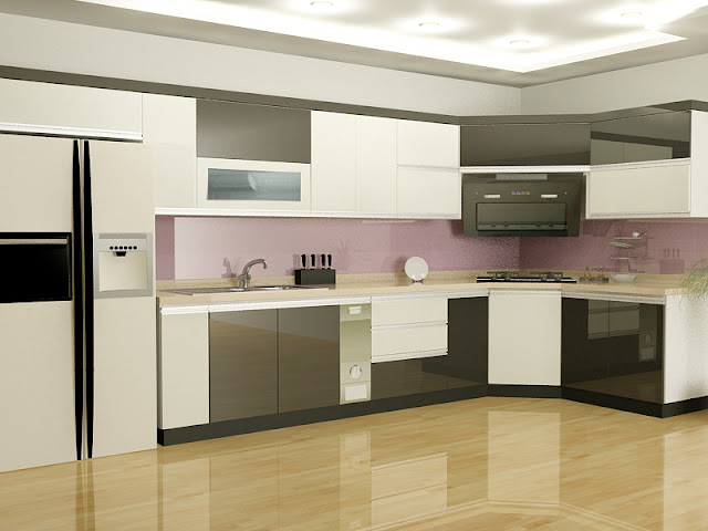 Mẫu tủ bếp cao cấp cho thiết kế nội thất phòng bếp hiện đại 02