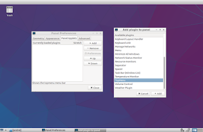 global menu topmenu lubuntu 16.04 xenial xerus