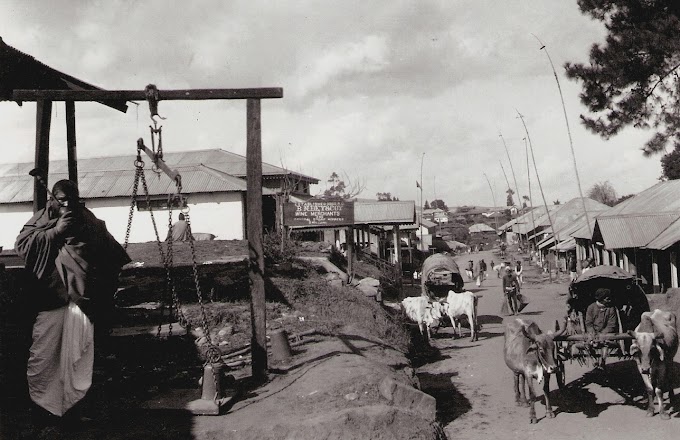 Street View of Shillong, Meghalaya, India | Rare & Old Vintage Photos (1890)