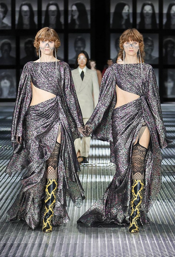 Robe de soirée femme Défilé Gucci printemps été 2023