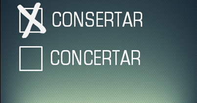 Consertar concertar