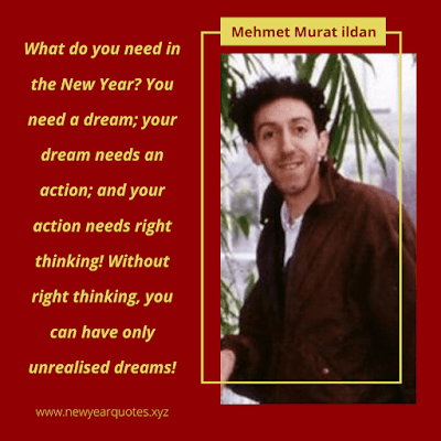 New Year Quotes by Mehmet Murat ildan