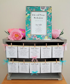 How to make your own vintage crate wedding table plan - cute and easy!