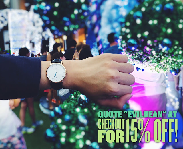 Daniel Wellington Discount Code - Singapore Blogger Evilbean