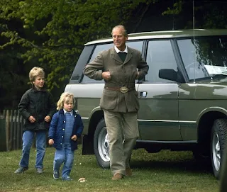 Prince Philip and his grandchildren