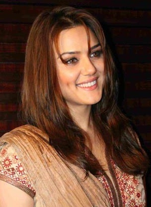 preity zinta hairs