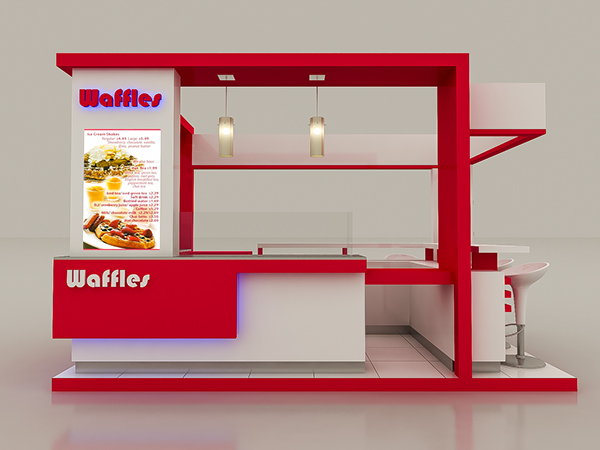 Booth Makanan Unik Stand Makanan Mall Food Court