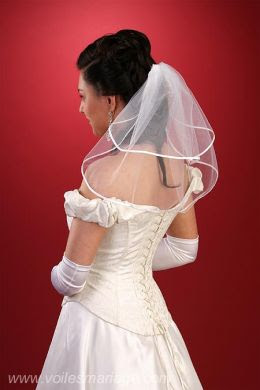 short wedding veil