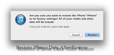 recover iphone data after factory reset