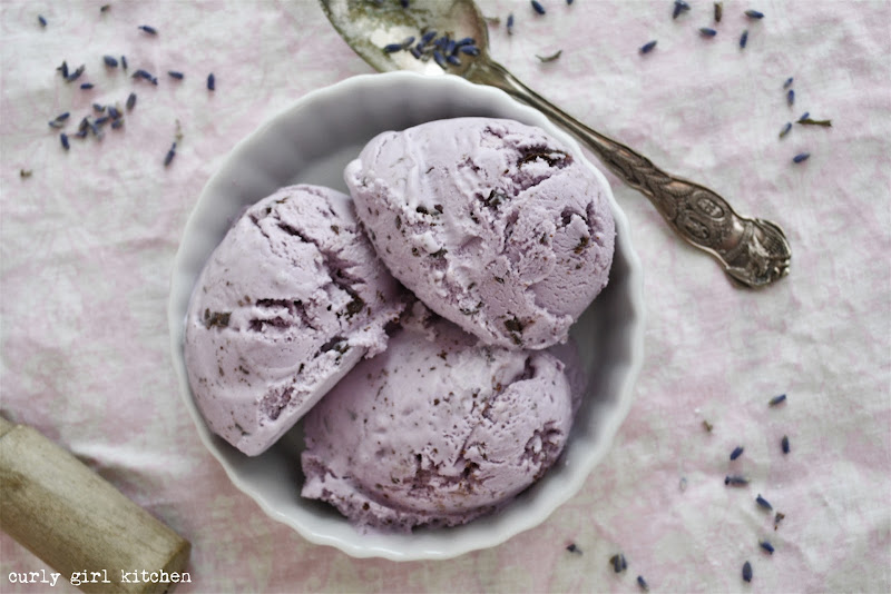 Lavender Honey Shaved Chocolate Ice Cream