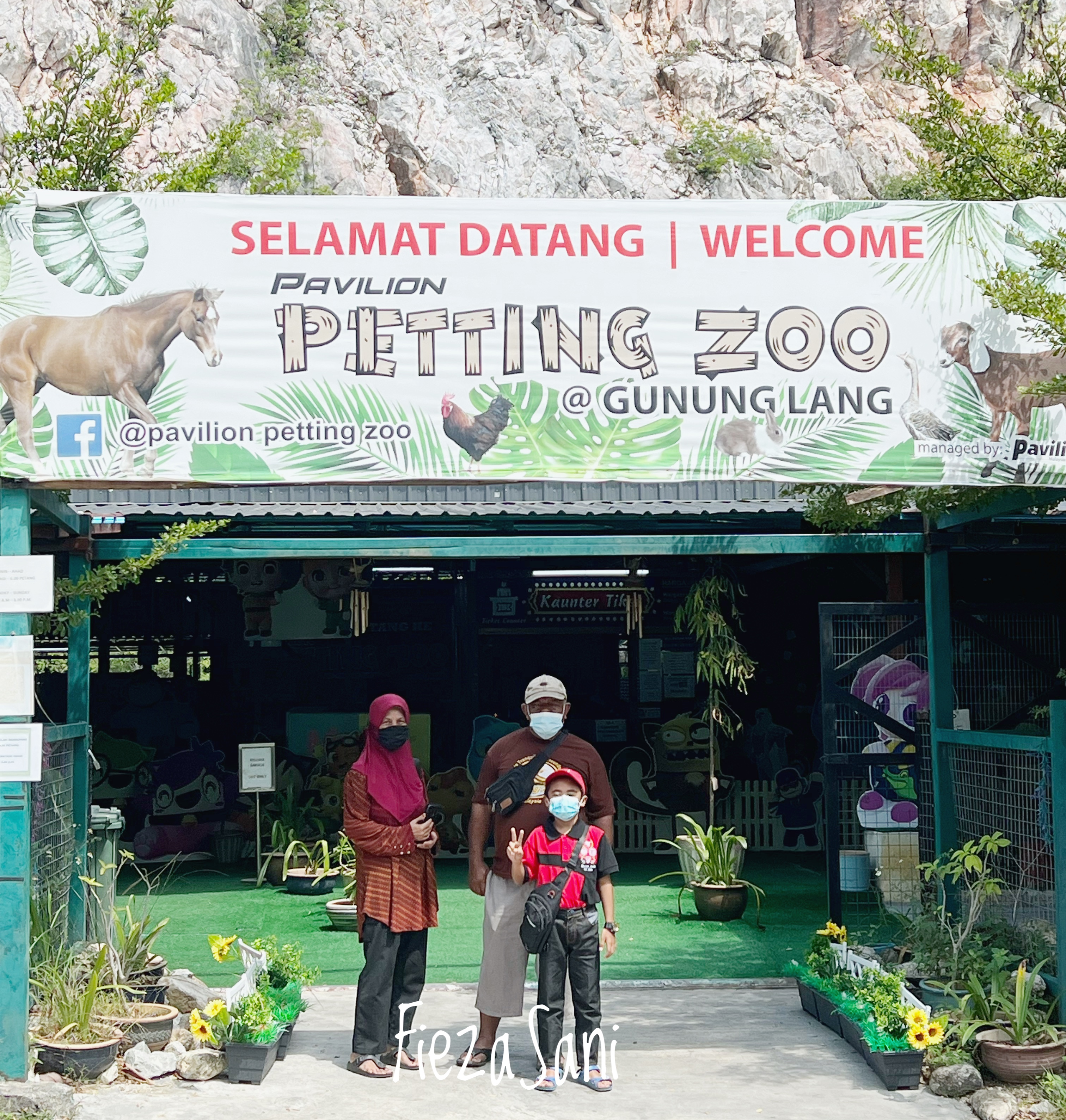 petting zoo gunung lang, jalan-jalan area Perak