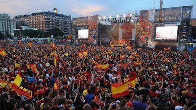 Raih Juara Euro 2012, Rakyat Spanyol Sejenak Lupakan Krisis