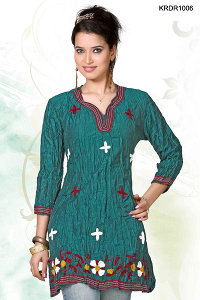 Ladies Fashionable Crew Neck Adapted  on Kurti Style In Indian Fashion Industry   Kurti Fashion   Kurtis