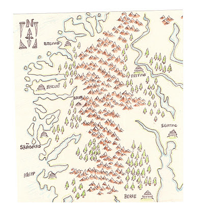 Mapa de Noruega