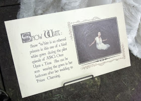 Once Upon Time Snow White gown display