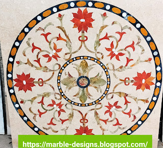 Marble phool design