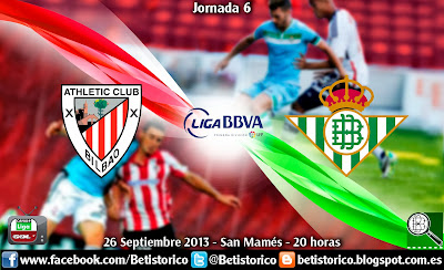 Cartel Betistórico del Athletic Club - Real Betis de la LigaBBVA 13/14