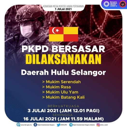 PKPD bersasar di Daerah Hulu Langat, Selangor