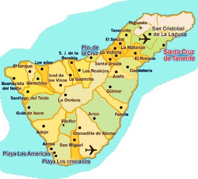 Municipios de la isla de Tenerife