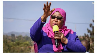 Samia Suluhu Hassan sworn in as Tanzania's first female president following death of John Magufuli