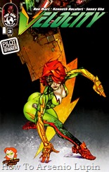 Actualización 15/05/2018: Chica Flash comparte con nosotros desde su blog el numero 3 de Velocity. ¿Te gustan las chicas rápidas? Chico, tenemos una chica para ti. El reloj literalmente marca la vida de Carin Taylor, la heroína conocido como Velocity. La chica más rápida del mundo debe correr alrededor del mundo en un intento de salvar a sus compañeros de equipo Cyberforce. Si Carin no puede vencer al reloj, ella y sus amigos sucumbirán a un tecno virus y le darán al mayor enemigo de Cyberforce su mayor victoria.