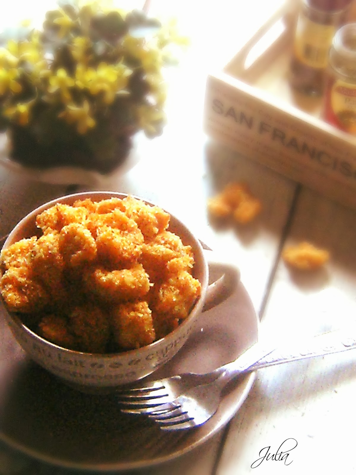 Julia Homemade: Homemade Popcorn Chicken