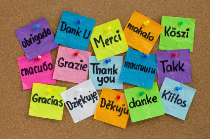 Thank you in many languages