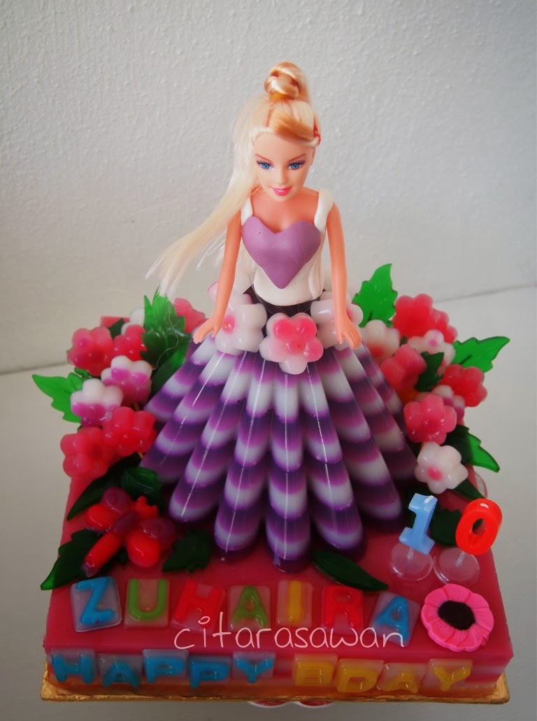 Barbie Doll Jelly Cake ~ Resepi Terbaik