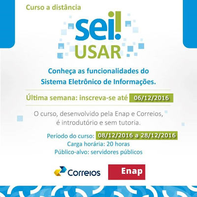 Curso Sistema Eletrônico de Informações ENAP