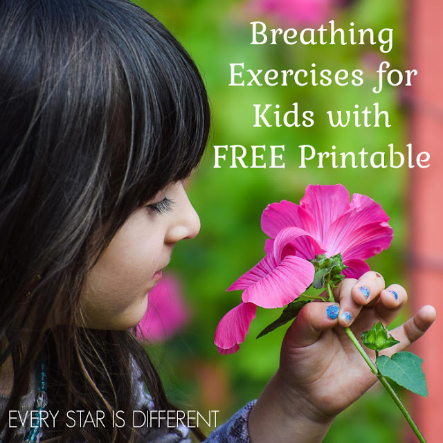 Breathing Exercises for Kids with Free Printable