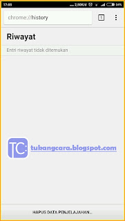 Cara Menghapus Riwayat Penelusuran Di HP Android