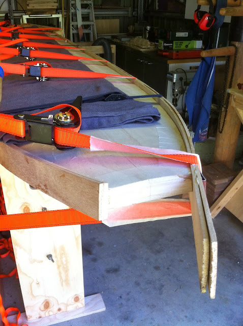 wood surfboard rail jig