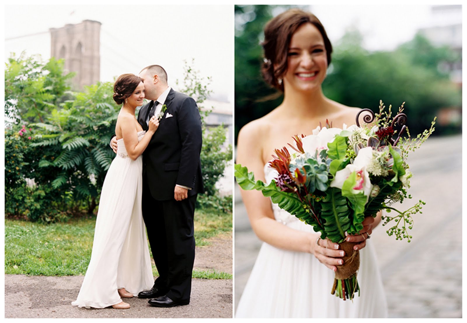 Autumn wedding pictured by