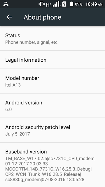 Information on itel A13 Flash File Firmware Stock Rom 100% Ok Tested File 