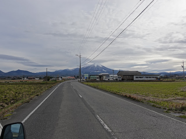 自宅に帰宅途中　鳥取県米子市高島　大山の眺望