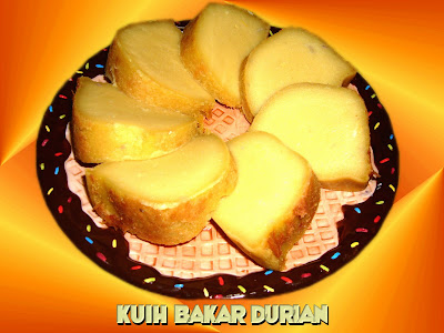 Riezanie's Recipe Collections: KUIH BAKAR DURIAN