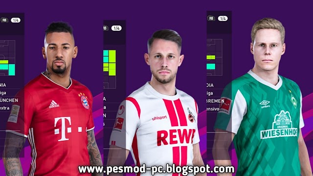 PES 2020 & PES 2021 Bundesliga Kitpack Update Season 2020/2021