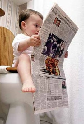 Baby Read Newspaper