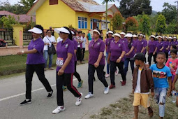 Meriahkan HUT ke 83, GPM Seram Bagian Barat Adakan Lomba Gerak Jalan Santai