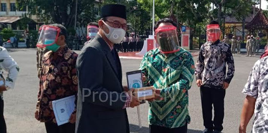 Upacara Hari Pahlawan Di Kabupaten Ngawi