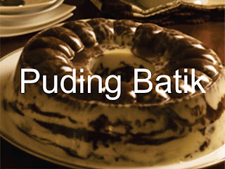 Resep Puding Batik Sajian Sedap