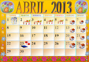 CALENDARIO MES DE ABRIL. Este mes lo comenzamos aún con las vacaciones de . (abril)