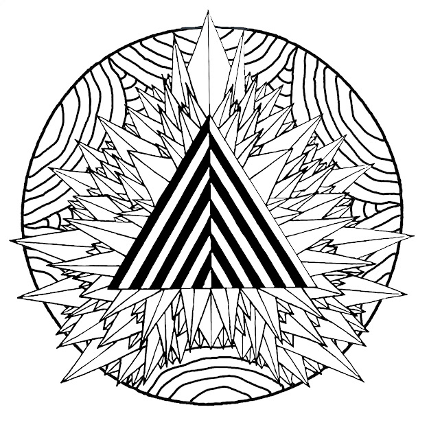 Coloringpagemandalamysticaltriangle Free To Print