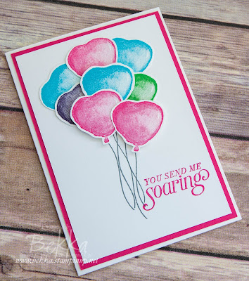 You Send My Heart Soaring - Happy Valentine's Day Card made with Stampin' Up! UK supplies