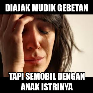 25 Gambar2 Meme Mudik Lebaran Lucu Gokil