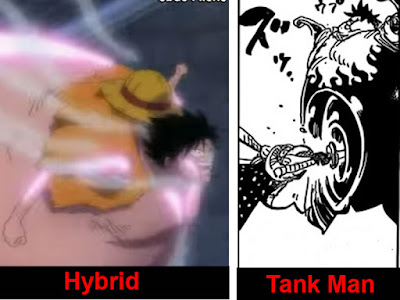 Luffy mode Hybrid vs Mode Tank Man