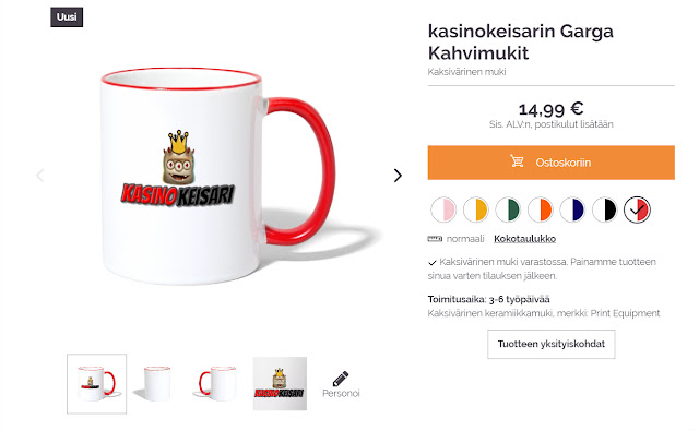 kasinokeisarin Garga Kahvikuppi