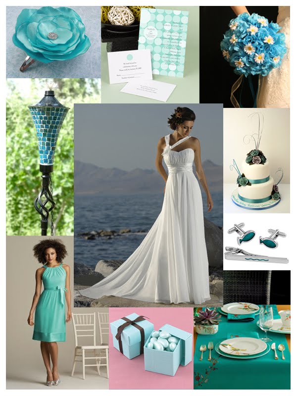 turquoise wedding theme ideas